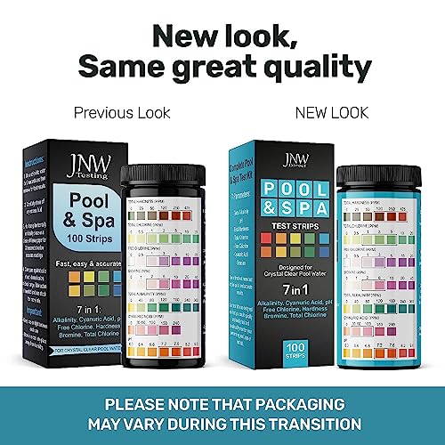 Jnw Direct FD-ZJ-221107-100 7-Way Pool Test Strips, 100 Quick & Accurate Pool And Spa Test Strips, Pool Water Test Kit thumb #5