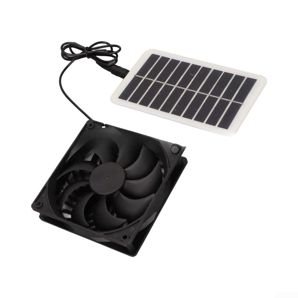 Ventilador Solar 10W para Invernaderos y Casetas