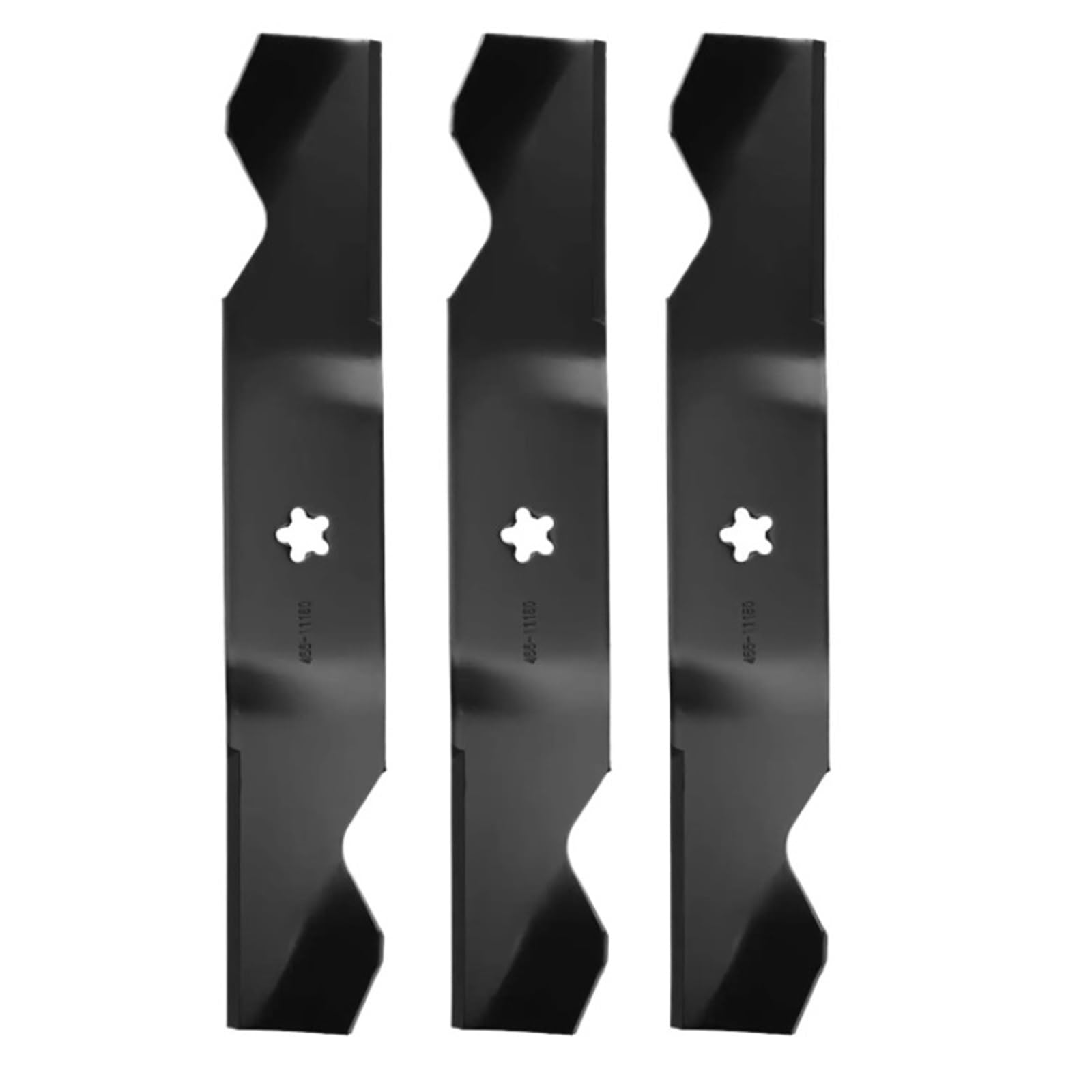 Juego De Cuchillas De Alta Elevación For Cortacésped De 3 Piezas, Compatible con Husqvarna, 532187254 532187256 539112053, Compatible con Ariens, 21546235 187254 187256 33954