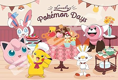Amazon エンスカイ 108ラージピース ジグソーパズル ポケットモンスター ポケモンスイーツパーティー 108 L757 ポケモン ジグソーパズル おもちゃ