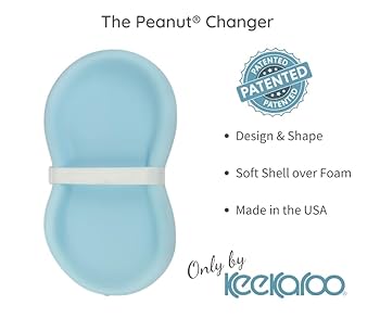 Amazon.com : Keekaroo Peanut Changer Baby Blue – The