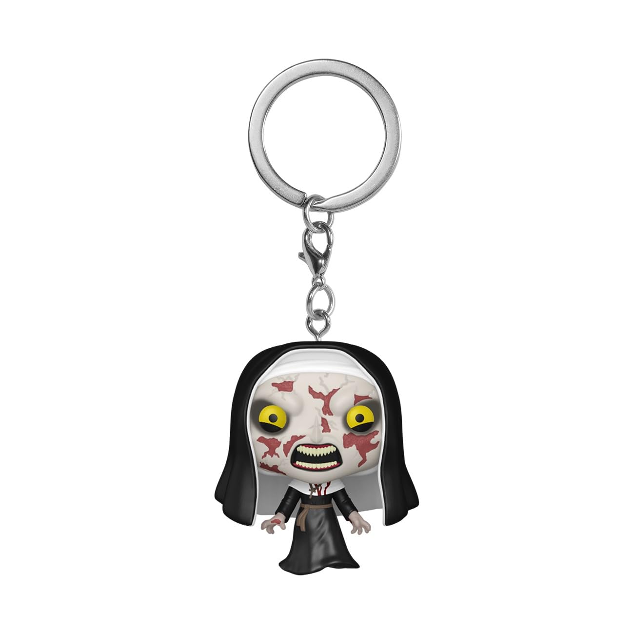 Funko Pop! Keychain: the Nun I I, the Nun, the Nun 2 Novelty Keyring, Collectable Mini Figure, Stocking Filler, Gift Idea