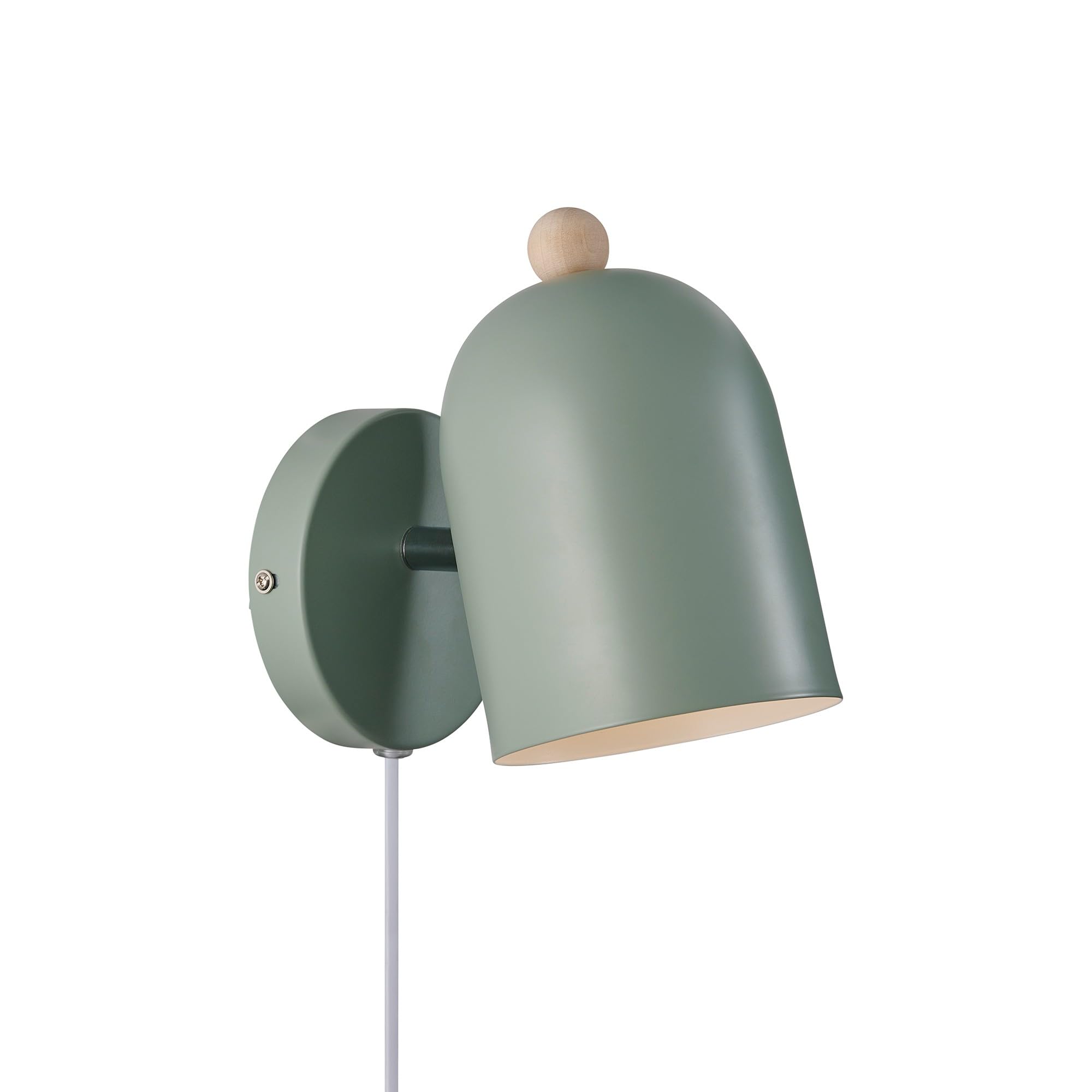Nordlux Gaston Metal Wall Light  Green,plug In Or Mains from B&Q