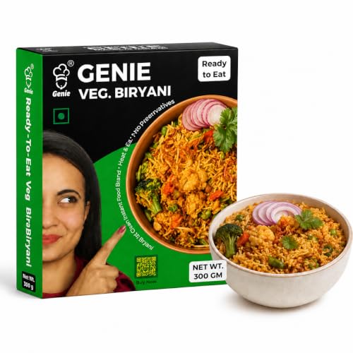 Image of GENIE FOOD READY TO EAT VEG BIRYANI READY IN 5 MIN