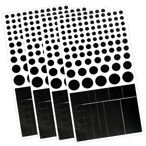 Blocked Vinyl Webcam Covers – Restickable Privacy Stickers for Laptop, Smartphone, Tablet, Smart TV & Game Console – Black, Multiple Sizes