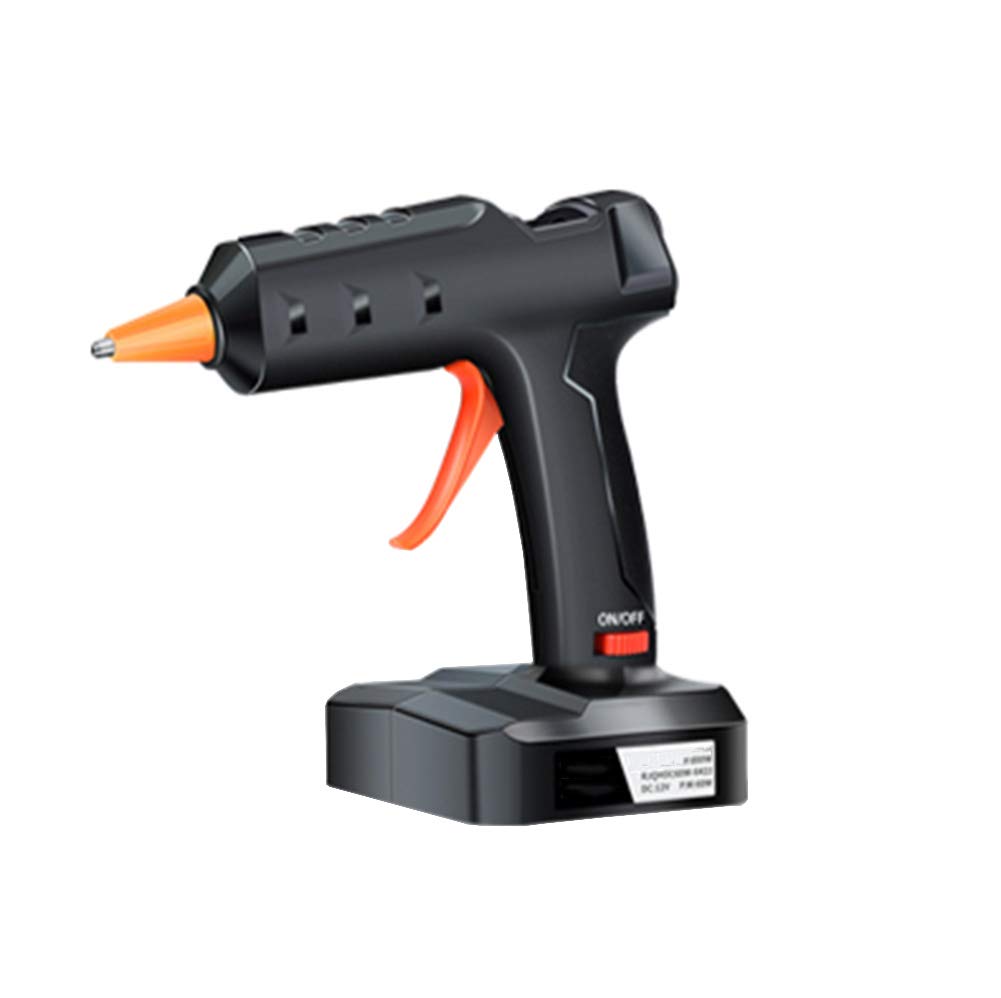AIZYR Pistolet À Colle sans Fil, Batterie Au Lithium Colle Gan (avec 30 Bâtons De Colle De Haute Qualité) - Verre Rempli, Bricolage Maison/Accessoires pour Cheveux, Céramique Collante