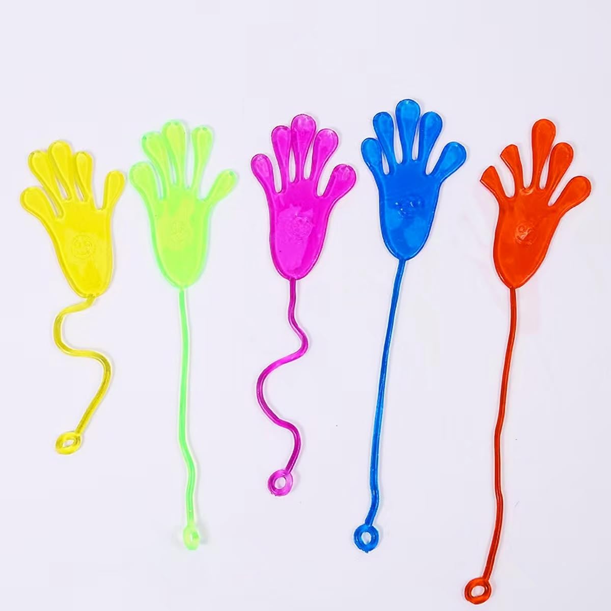 Amazon | 60個 粘着ハンド 粘着指 子供のパーティーの景品セット 壁