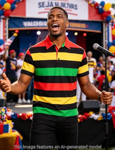 LINOCOUTON Polo para Hombre Día del Orgullo Patriótico Americano Juneteenth Cinco De Mayo Manga Corta miniatura 2