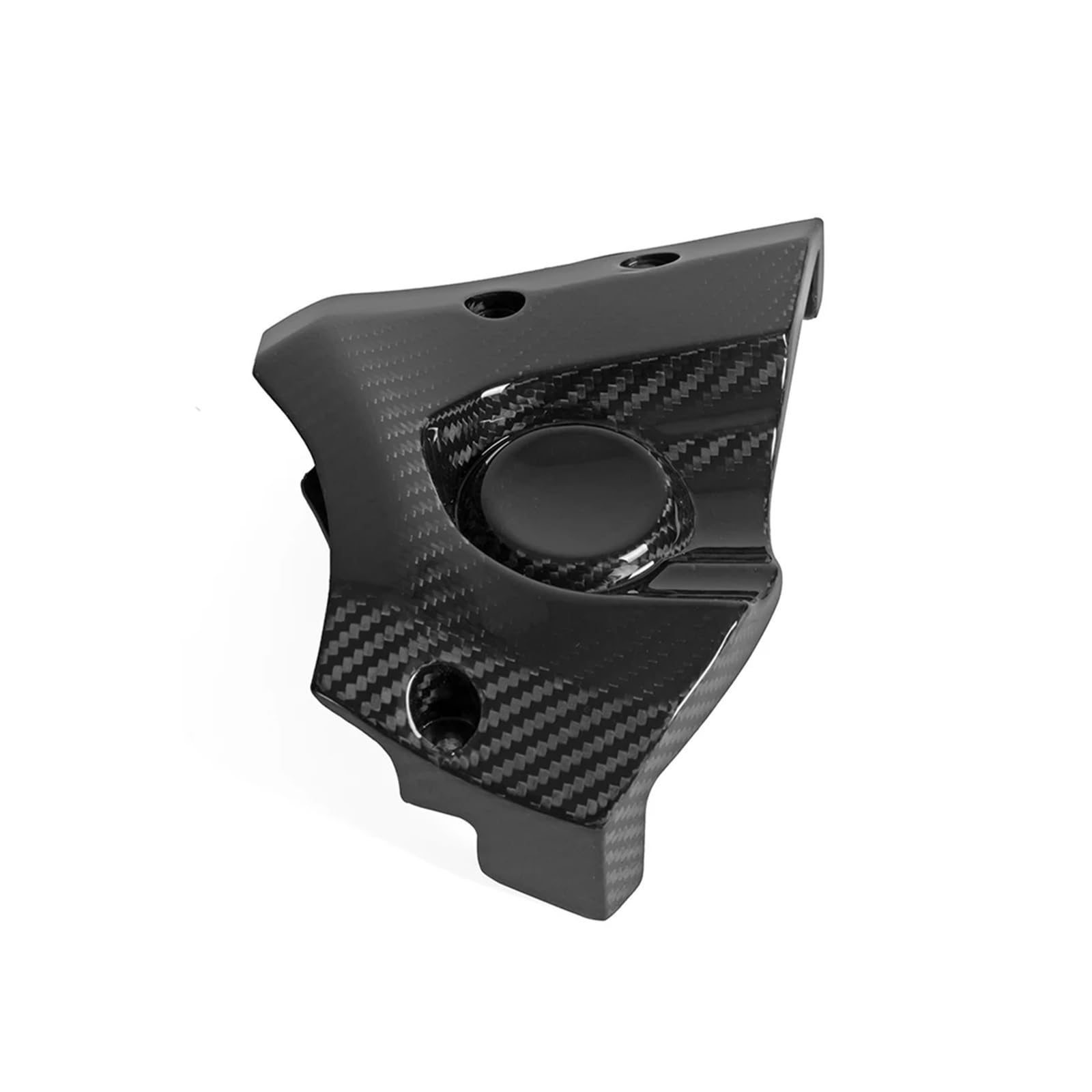 Cubierta De Carenado Compatible con Cadena Y Piñón Motor Motocicleta, Fibra Carbono, Compatible con Yamaha MT-07 (2018-2019) Sprocket Chain Cover Piñón De Motor Cubierta