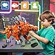 Mycketop Assembliertes RC Dinosaurier Spielzeug, Fernbedienung laufender Mecha Dinosaurier mit Sound, STEM DIY Stegosaurus Kit, Coole Dino Spielzeug Geburtstagsgeschenk für Stegosaurus Liebhaber