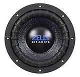16,5 cm (6,5) Subwoofer; Belastbarkeit: 300 W RMS / 600 W max.; Impedanz: 2 + 2 Ohm; Fs 54 Hz, Qts 0,46, VAS 3,2 L, 82 dB; Einbauöffnung: 151 mm; Einbautiefe: 106 mm