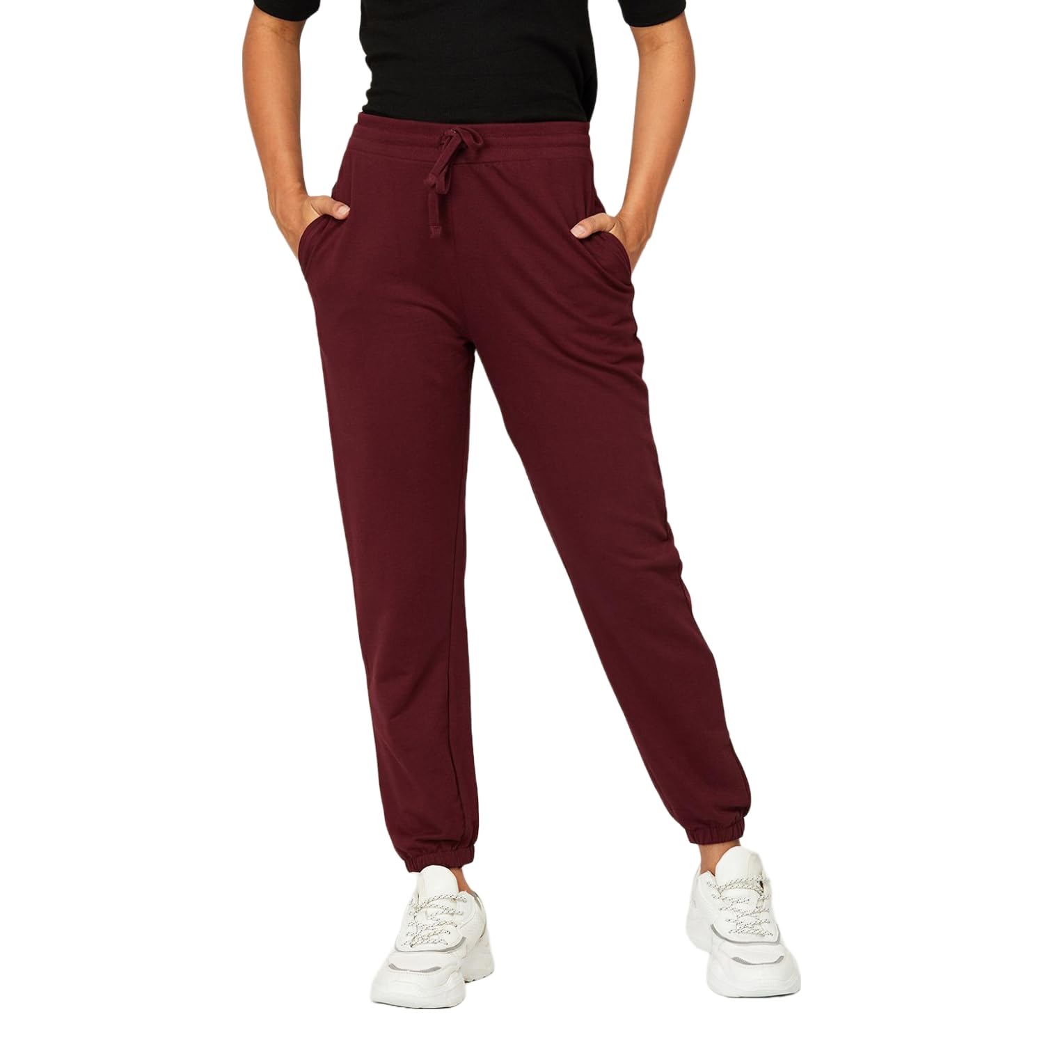 Fame Foreverby Lifestyle Women Cotton Regular Fit Solid Pants