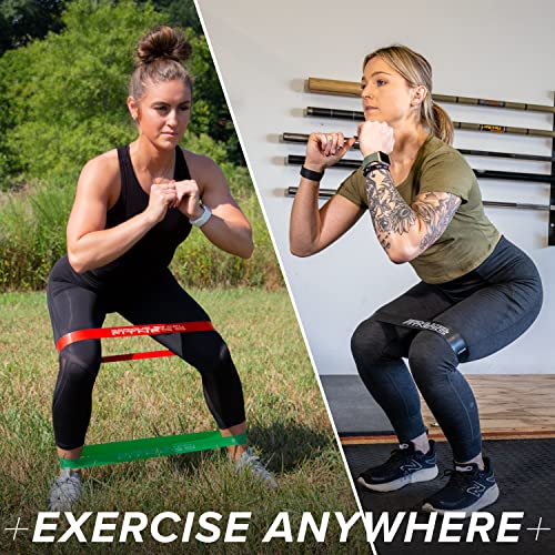 Image of Serious Steel Fitness Mini Resistance Loop Bands | Rehab and Prehab Stretch Bands | 12 inch Exercise Workout Bands (Sets of 5 Pack and Sets of 10 Pack Trainer Options Available!)