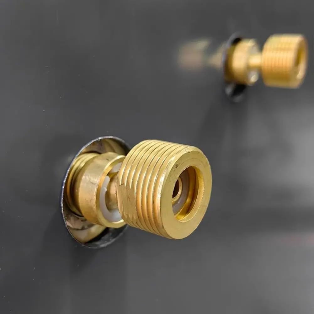 Besttoolifes Codo de ducha giratorio de 360° de cobre, ángulo ajustable, tornillo excéntrico, conector montado en la pared para baño, cocina (2 unidades)