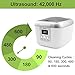 Famili FM8000WW Ultrasonic Polishing Jewelry Cleaner with Digital Timer for Cleaning Eyeglasses Rings, Dentures, Retainers, and Mouth Guards