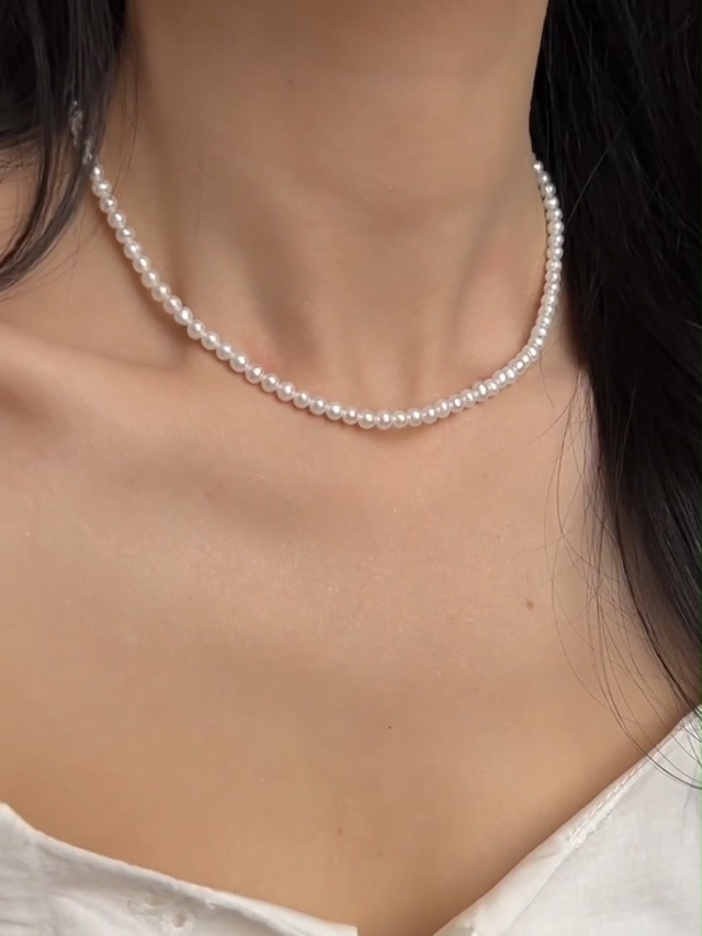 Amazon | [Hothrty] セット パール ネックレス パールピアス