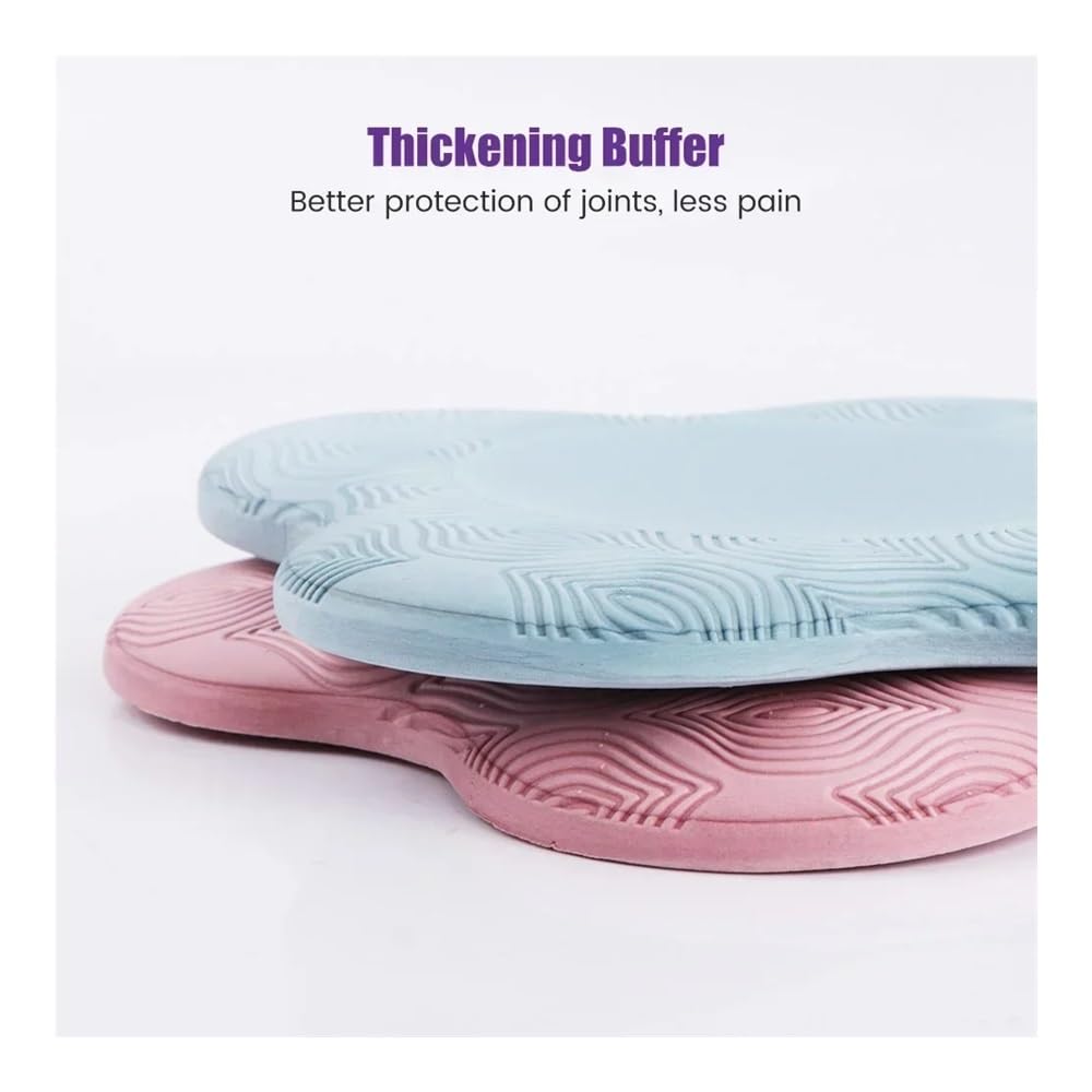 1 almohadilla protectora gruesa antideslizante para yoga, rodilleras, soporte plano suave, rebote, antideslizante, para deportes, fitness, absorción de golpes