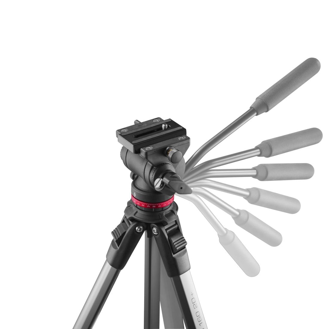 Hama Statyw Pro Move 160 2D+, stojak wideo do Ph.P. i Tel., 160 cm