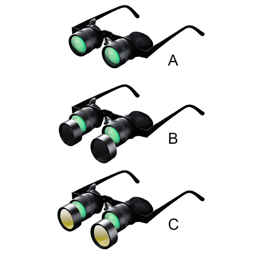 Gafas binoculares de pesca, lupa telescópica, herramienta para exteriores, observación de aves, caza, senderismo, conciertos, teatro, ópera, Tipo 2