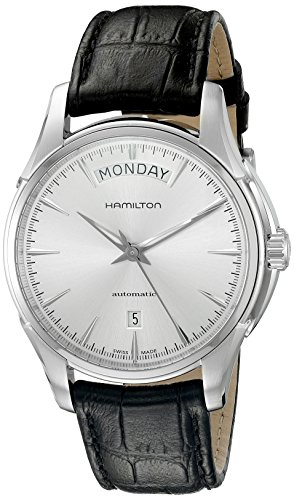 Hamilton �����Y H32505751 Jazzmaster �A�i���O�f�B�X�v���C �X�C�X�������� �u���b�N�E�H�b�`
