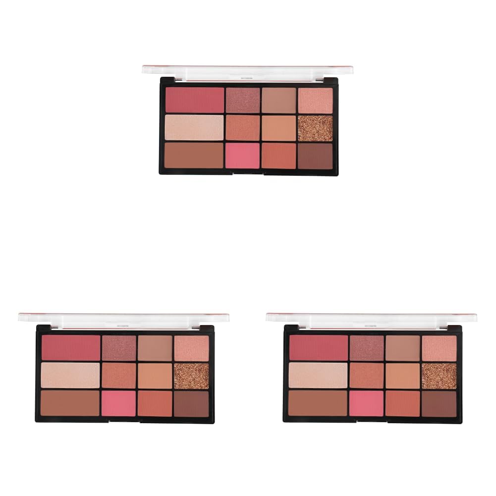 MARS All I Need Makeup And Eyeshadow Powder Kit | 9 Eyeshadows With Blusher Bronzer And Highlighter | Matte Long Lasting & Highly Pigmented (21.5 G) (Multicolor-01) (Pack of 3)-image-33