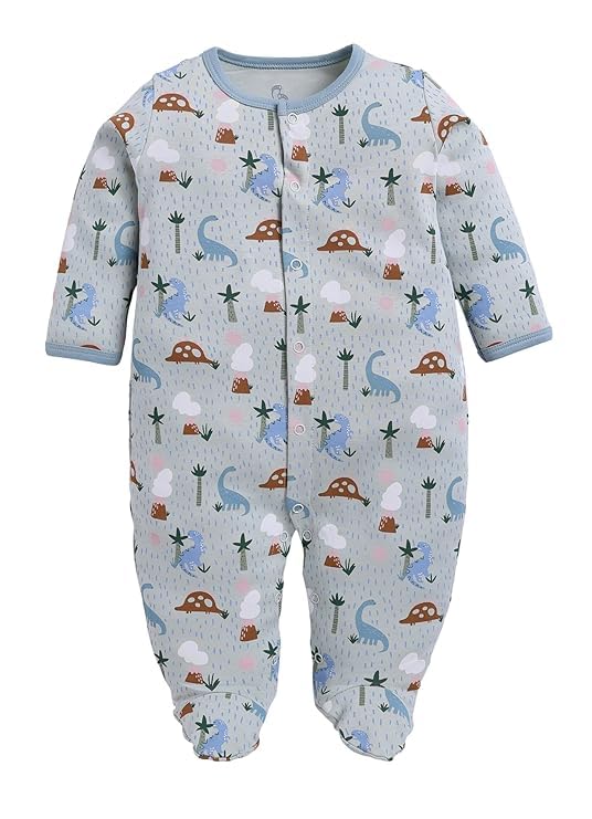 Image of BABYGO Baby Half Sleeve Rompers 100% Cotton for New Born Baby | Daily Suits for Baby Boys & Girls|0-3M| Infant Clothes| Pack of 1