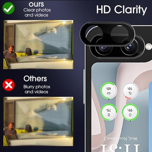 Image of DD SON Back Camera Lens Protector Tempered Glass For Samsung Galaxy Z Flip6 5G Case Friendly with Edge to Edge Coverage and Easy Installation Kit, Pack of 1