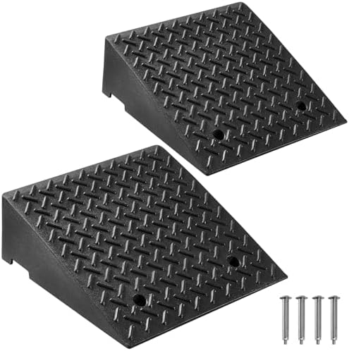 VEVOR Bordsteinrampe für Einfahrten, Schwellenrampe 3175 kg Tragk...