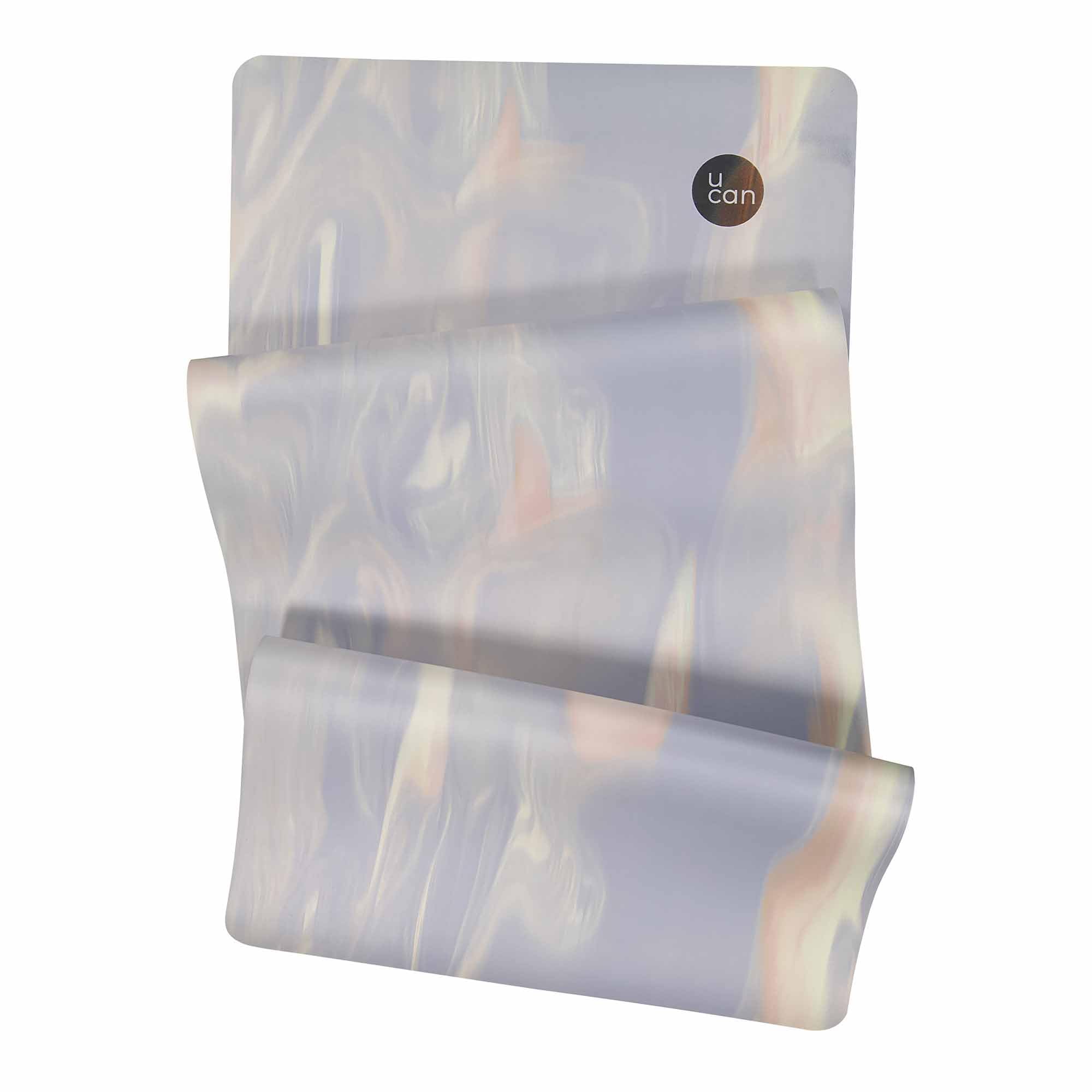 Ucan Tappetino da yoga antiscivolo, 183 x 68 cm, spessore 5 mm, per Pilates, Barre, HIIT e allenamento funzionale, superficie ecologica in poliuretano