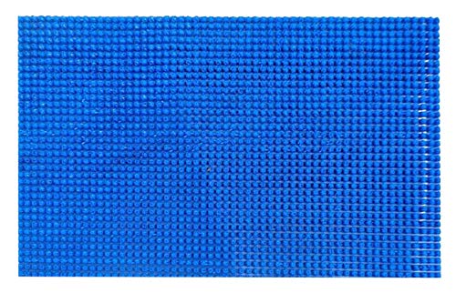 Image of Kuber Industries Turf Design PVC Door Mat - 24 inchx16 inch (Blue)