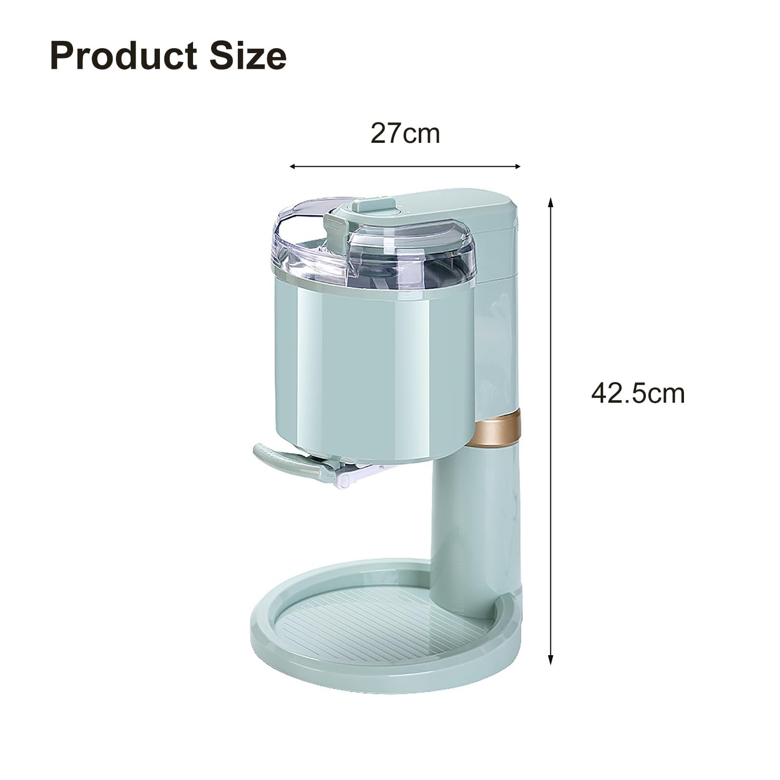 1L Home DIY Kitchen Automatic Mini Fruit Softisamaschine für Zuhause, Joghurtbereiter und Eisbereiter für Eiscreme, Bar, Café