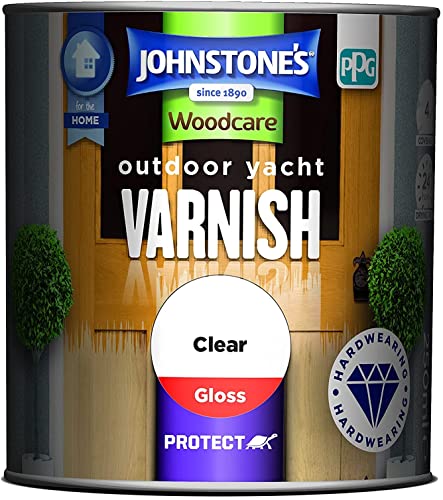 Johnstone's Woodcare Outdoor Yacht Varnish - Clear 750ml