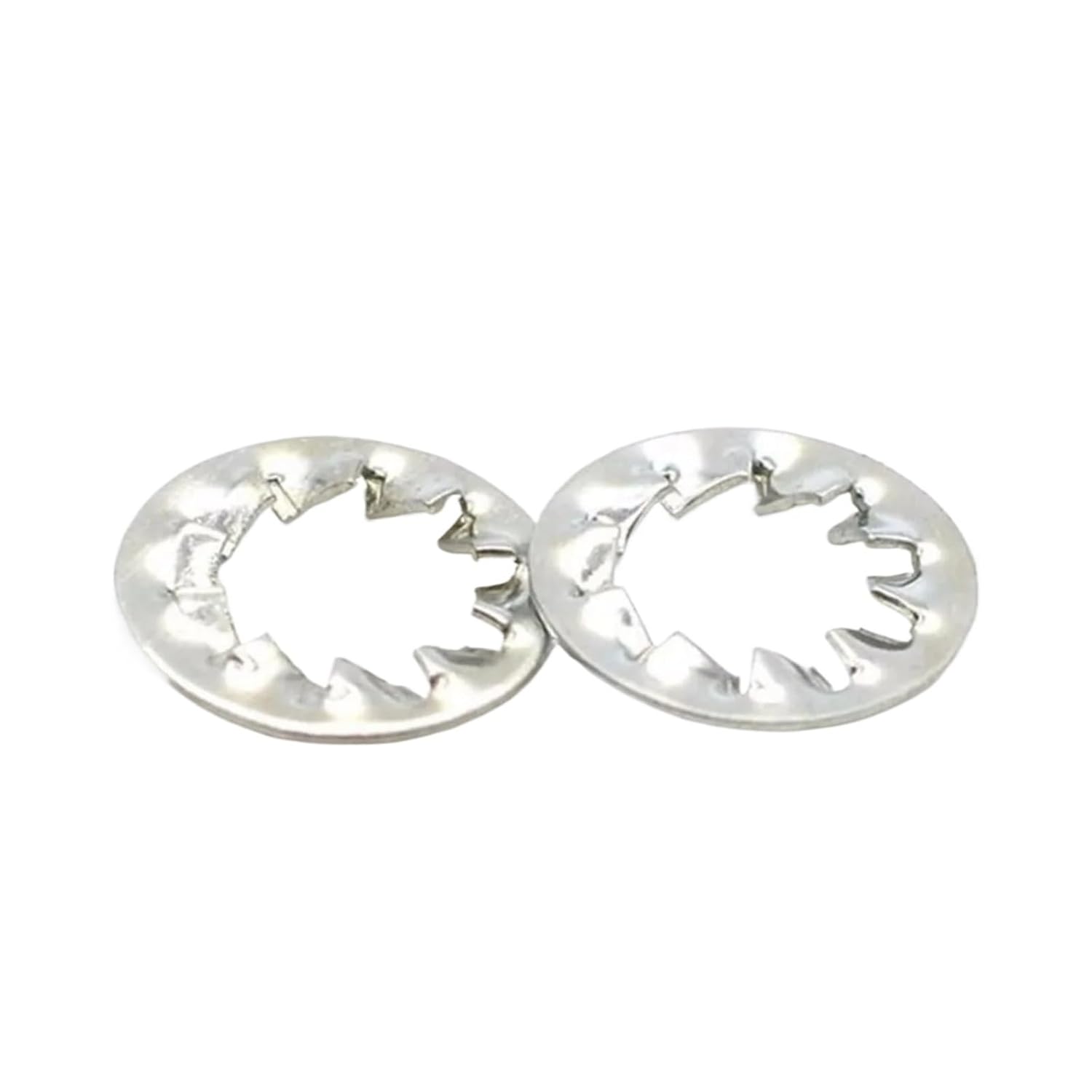 Washer, Lock Washer, M3 M4 M5 M6 M8 M12 Zinc Plated Internal Serrated Shake-Proof Washer Lock Toothed Gasket Washers