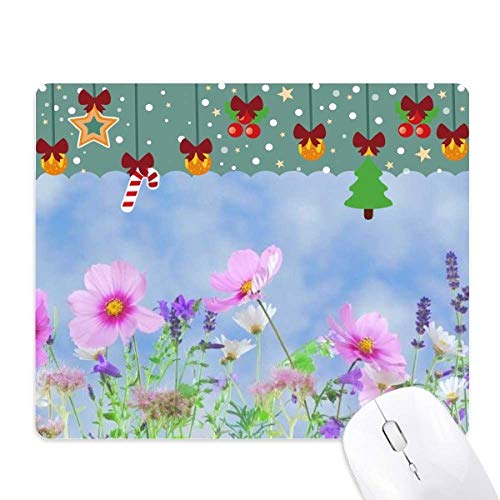 Tapis de souris fleurs violettes roses pour éviter les glissements de souris