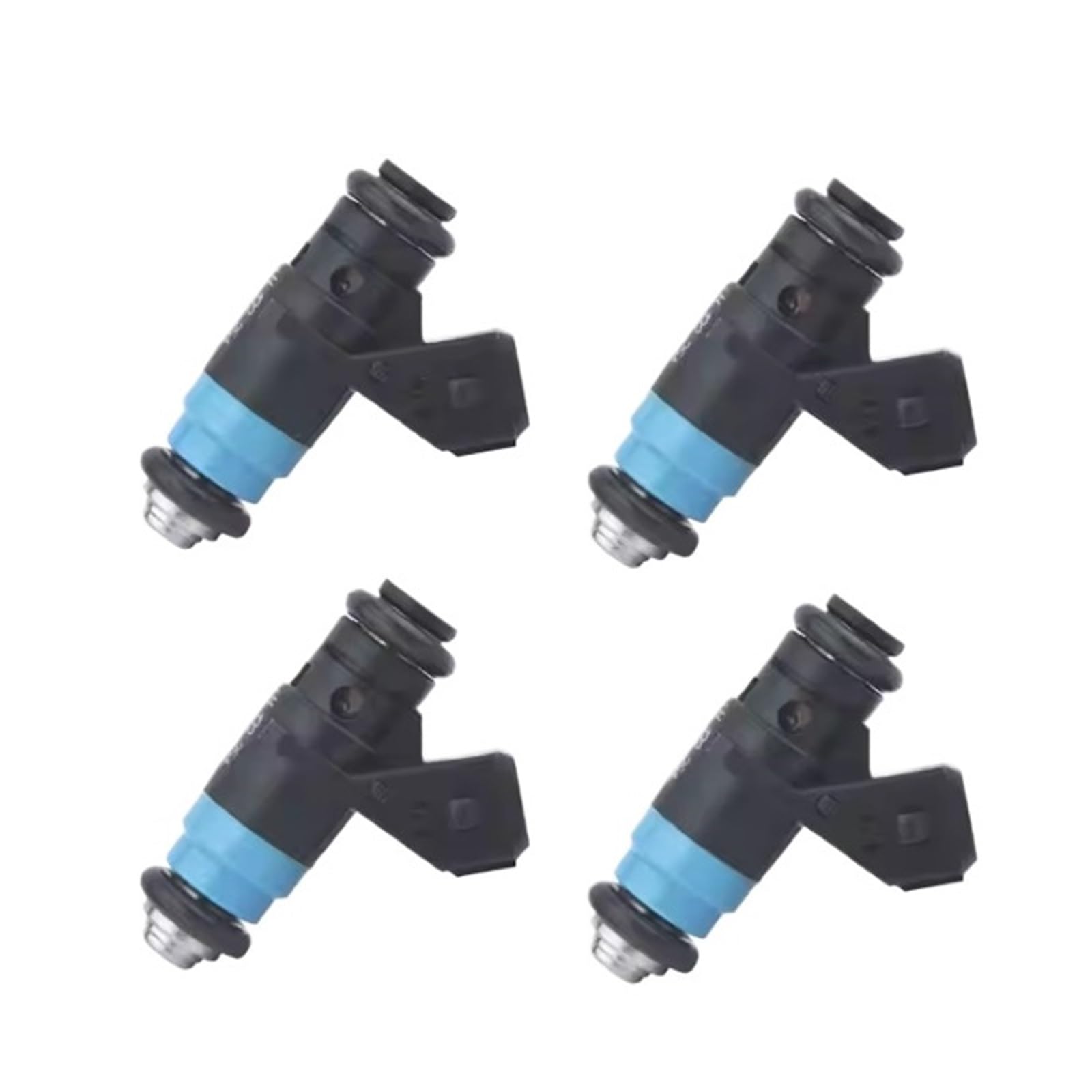 Gaozhigg One Color 4Pcs Fuel Injector H132254 8200132254 Compatible With Renault Clio Megane Scenic Modus Laguna 1.4L 16V 2001-2015 Replacement Parts