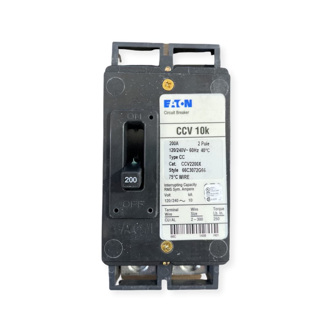 Eaton CCV2200X 200A, 2P, 120/240V, 10 kAIC, Type CCV Tenant CB