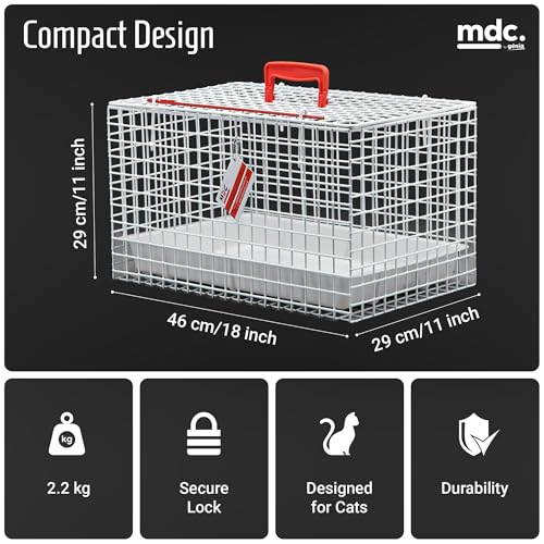 MDC P236-350 Cat Carrying Basket White Katzenkorbträger
