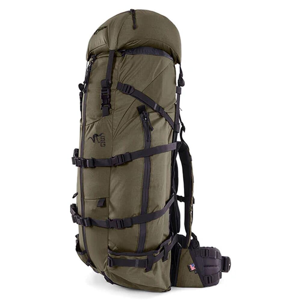 Stone Glacier Sky Talus 6900 Hunting Pack with Krux Frame, 6900 Cubic Inches, Ranger Green, Hydration Compatible, 150+ lb Load Rating (50143-RG-M)