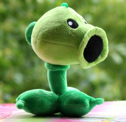 Plants Vs Zombies Garden Warfare Plush Toy Pea Shooter PVZ Soft Doll