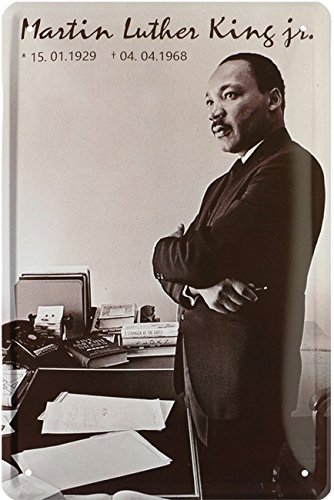 Martin Luther King Jr. 1775 Tin Retro Tin Sign 20 x 30