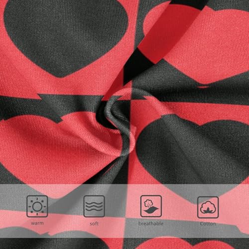 Girls' Underpants Kids Cotton Underwear Panties Briefs For Girl Age 2-8 Years Checkered Heart Pattern3