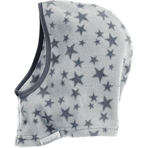 Playshoes Unisex Kinder Fleece-Schlupfmütze Sterne 422023, 33 - Grau, Einheitsgröße Cover