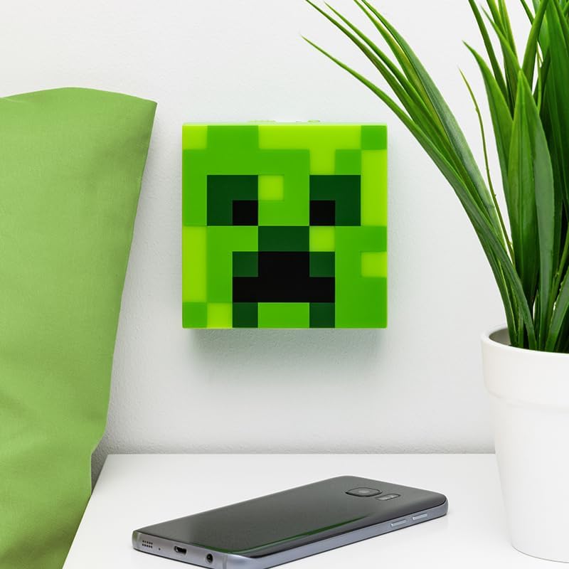 Amazon.co.jp: Paladone Minecraftクリーパーナイトライト、ナイト