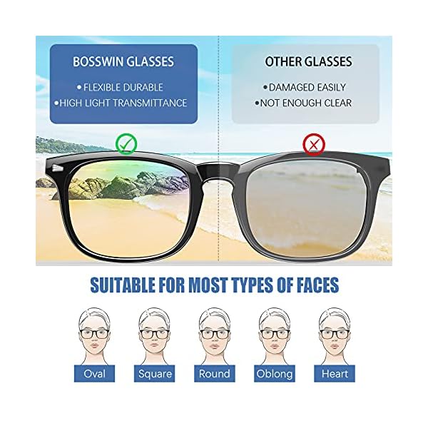 Blaulichtblockierende Brille, 5 Stück, Computerbrille für Damen/Herren, Anti-Überanstrengung der Augen – Bild 5