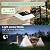 HOSHINE(2 Pack) Solar Powered Gutter Lights security light Outdoor Solar Powered 6 Led Waterproof Durable/ Fence Driveway Garden Patio Path Decking Light Made For Quality Outdoor Life