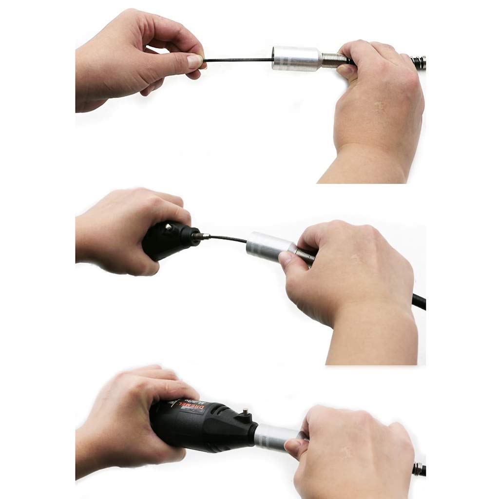 Adaptateur d'arbre de fixation flexible pour perceuse câble d'extension et outil de meuleuse rotative, accessoires de meuleuse électrique