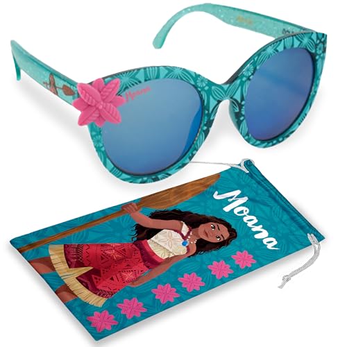 Sun-Staches Moana Kids Stylish & Comfortable UV-Protective Sunglasses With Soft Carrying Case