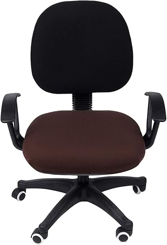 Miniatura 3 de Smiry - Fundas de jacquard con licra elástica, desmontables, lavables y antipolvo para asientos de oficina