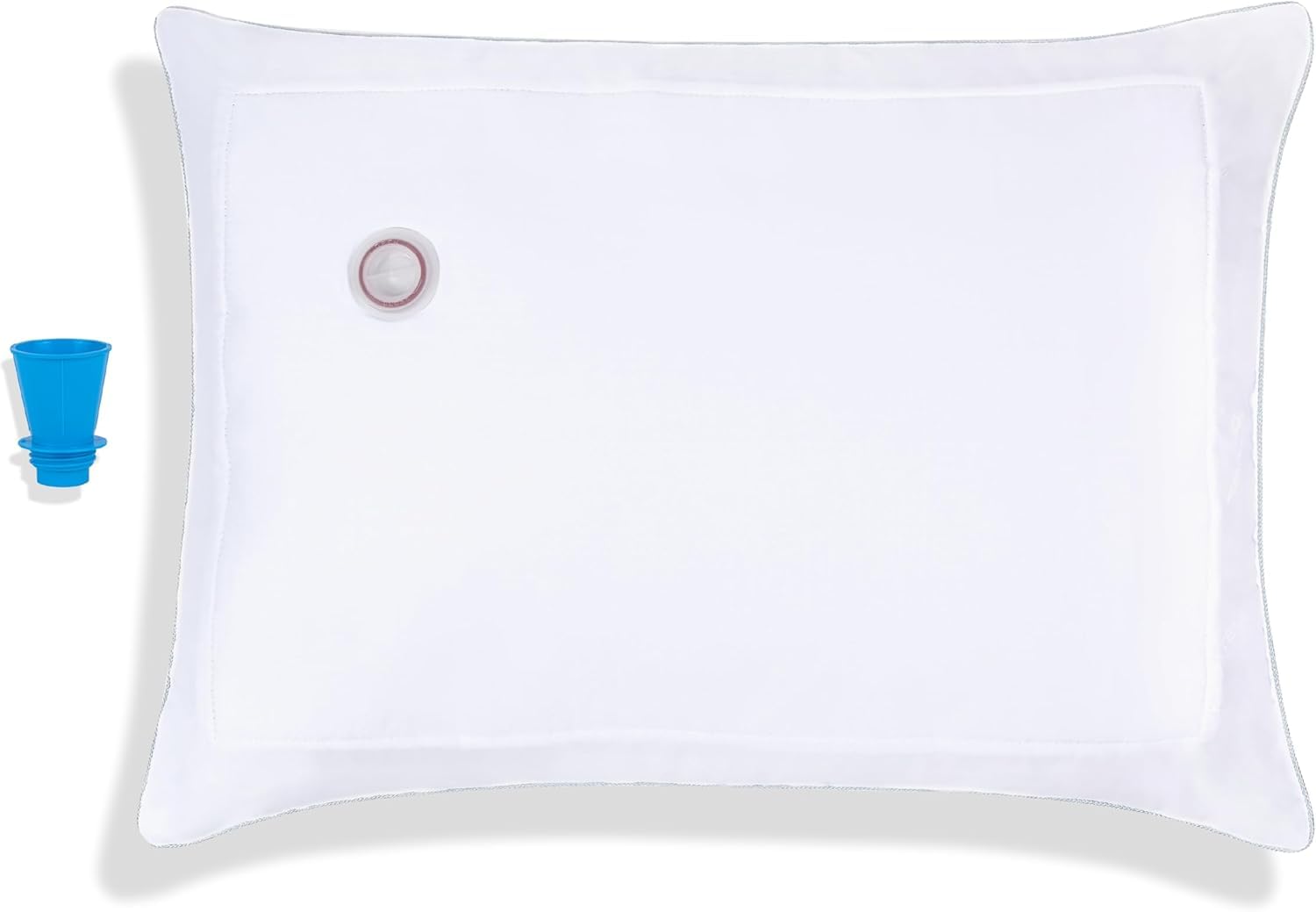 Mediflow Wasserkissen - Elite Collection Faserkissen Orthopädisches Kissen zur Linderung von Nackenschmerzen Verstellbares Wasserkissen zum Schlafen, Weiß (50 x 70 cm)