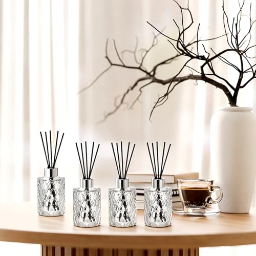 Set de 4 Botellas Difusoras Vacías de 150ml con Varillas miniatura 7